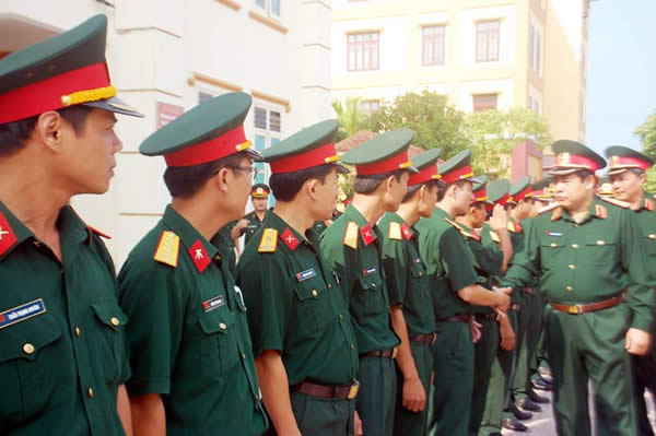 Đại tướng Phùng Quang Thanh thăm và làm việc tại trường